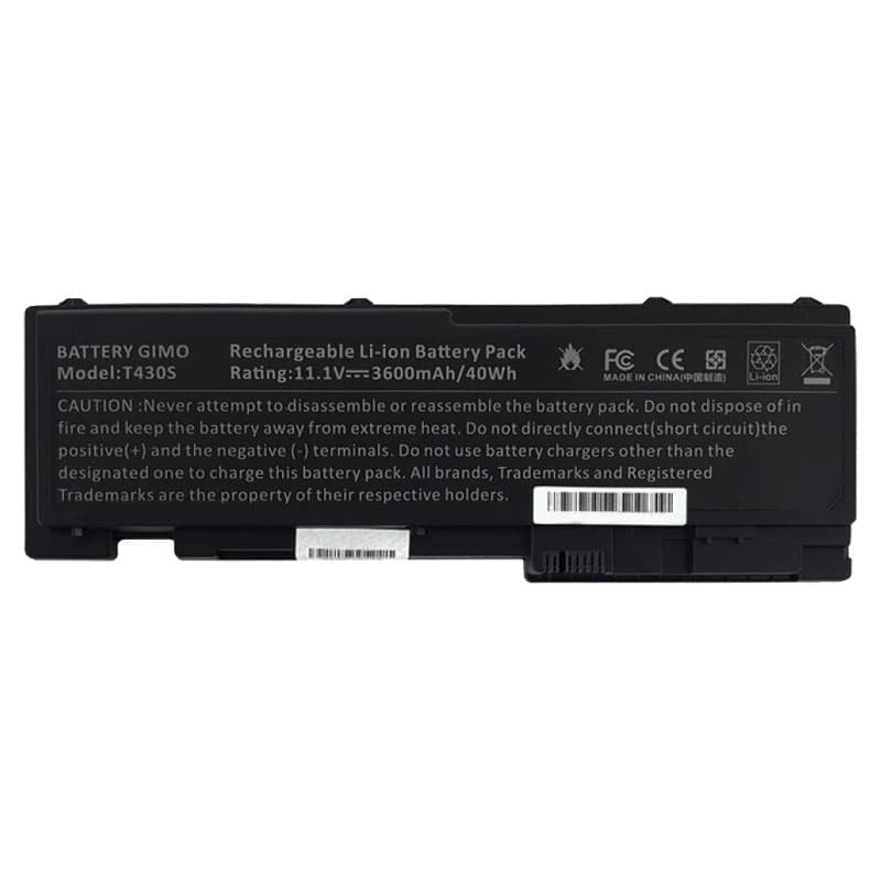 باتری لپ تاپ لنوو Battery LenovoThinkpad T430S-4Cell مشکی-40 وات ساعت