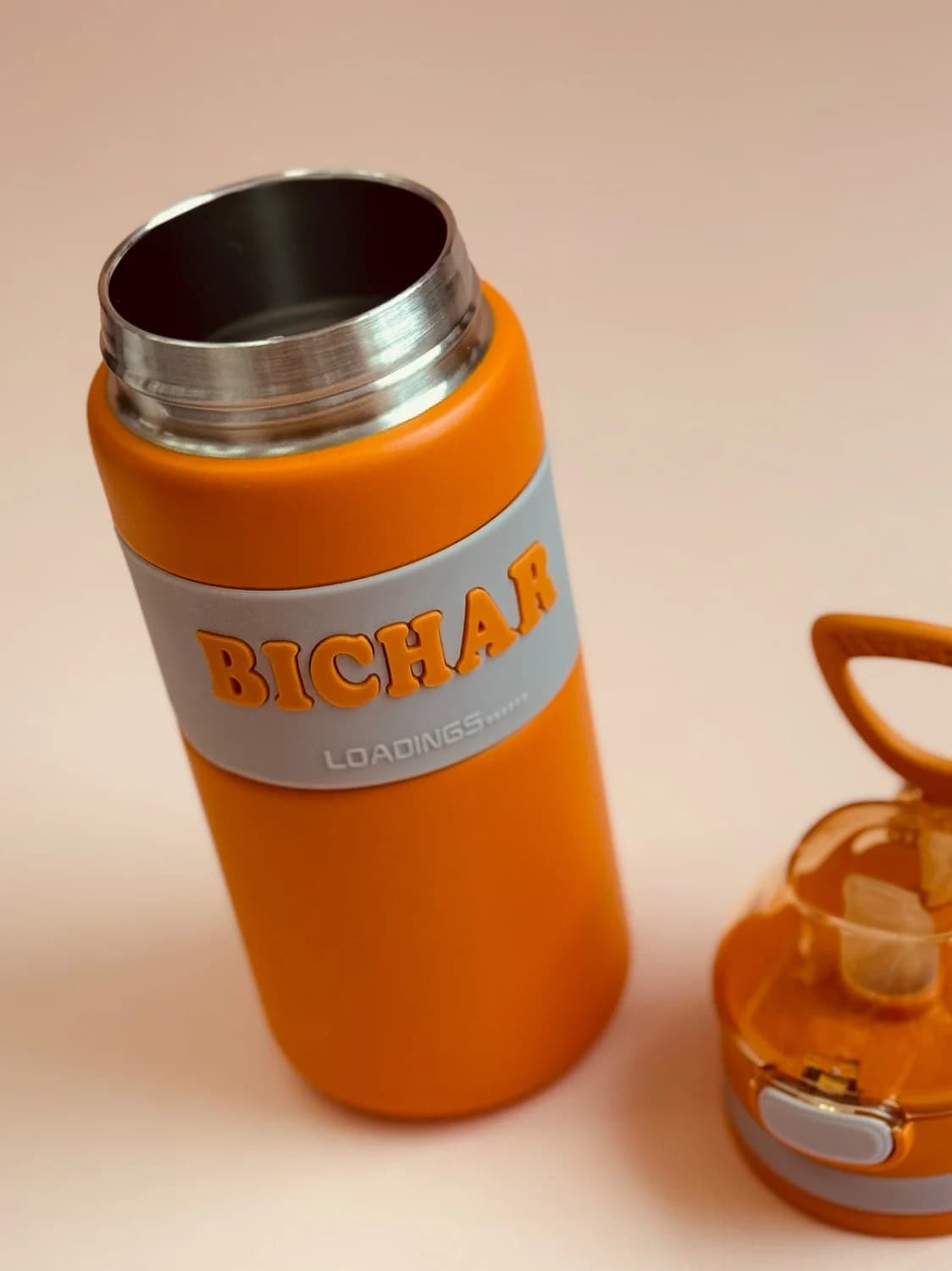 فلاسک استیل نی دار برند BICHAR — تصویر ۵