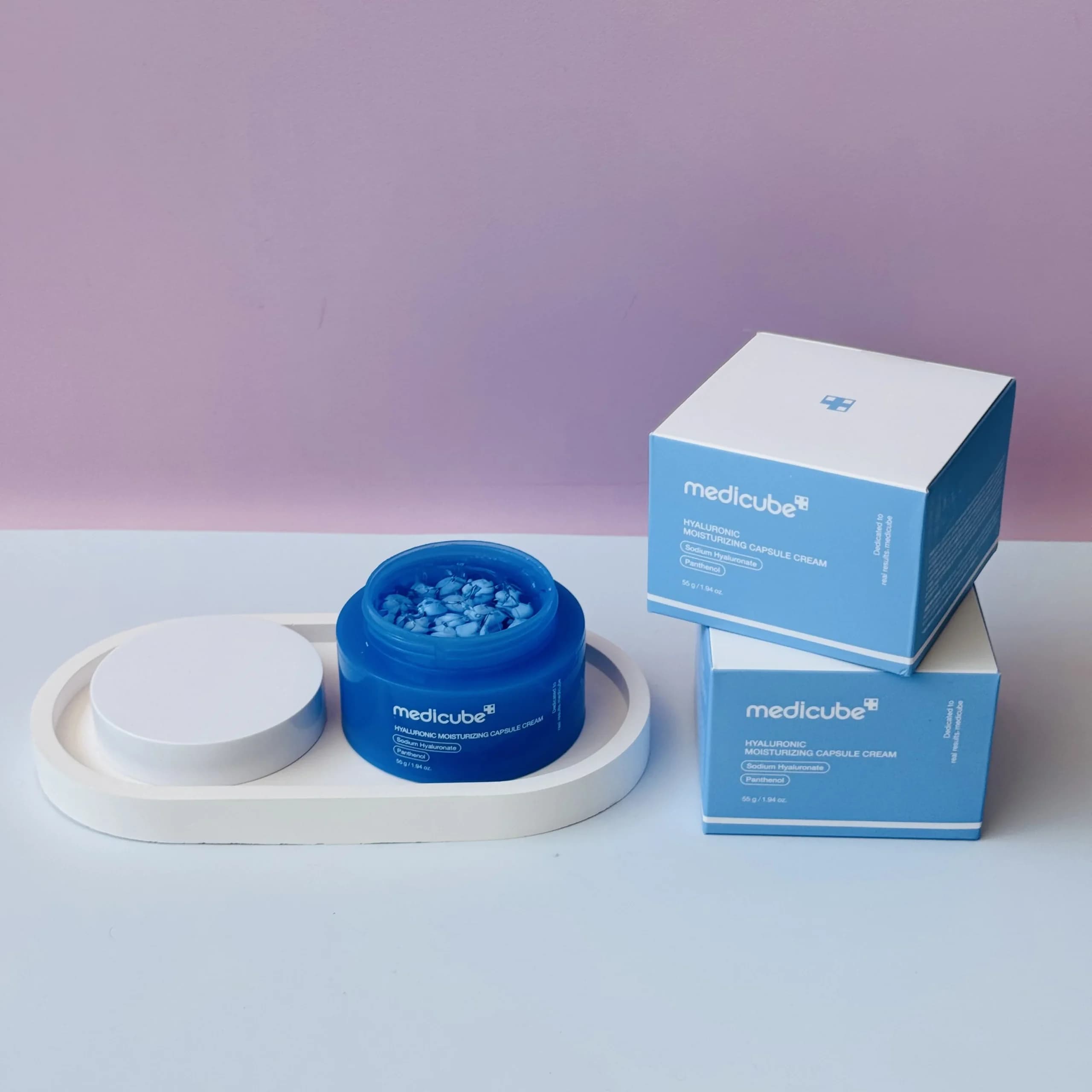 کرم کپسولی هیالورونیک اسید آبرسان مدی کیوب حجم ۵۵ میل Medicube — تصویر ۹