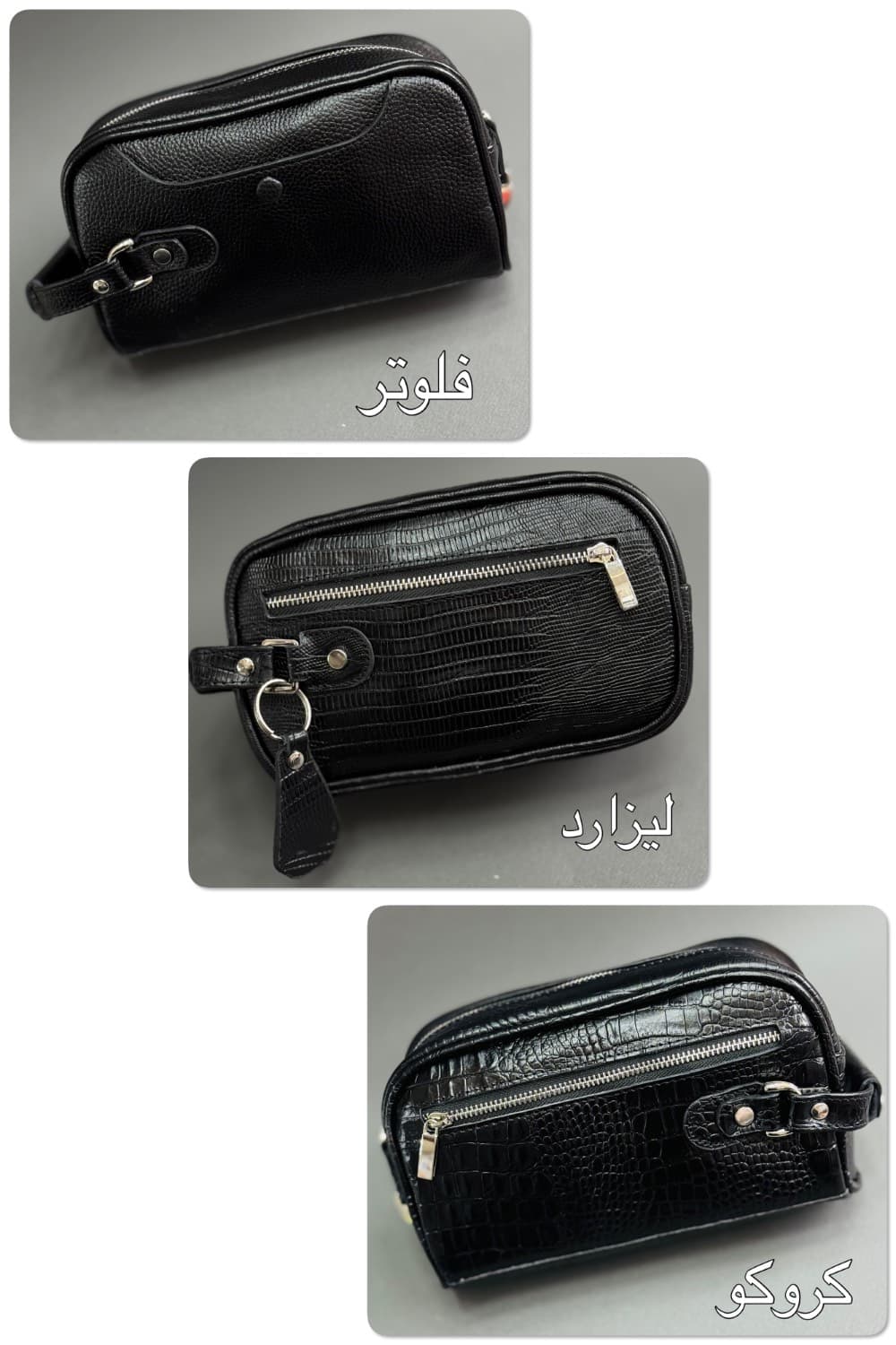 کیف دستی چرم شوزبگ قفل دار — تصویر ۴