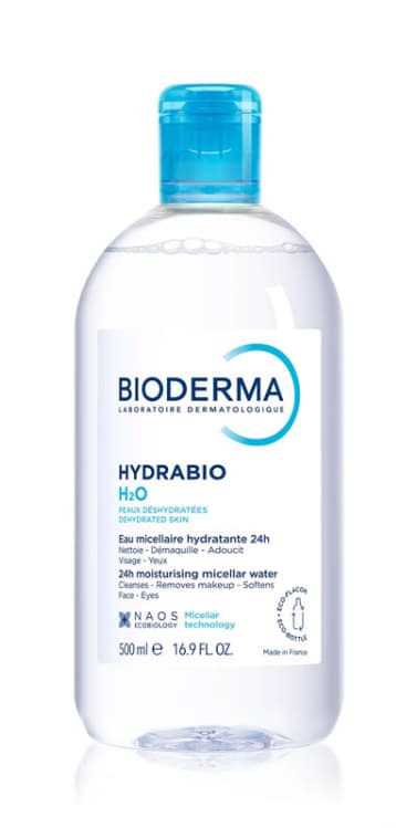میسلار واتر پوست خشکBIODERMA HYDRABIO H2O اصل (ارسال به ضمانت اصل بودن)