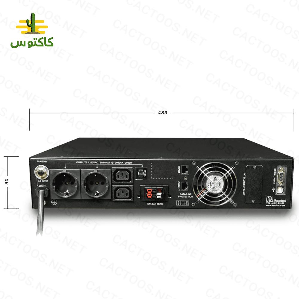 یو پی اس فاراتل مدل DSS3000X48V-RT-3 KVA — تصویر ۴
