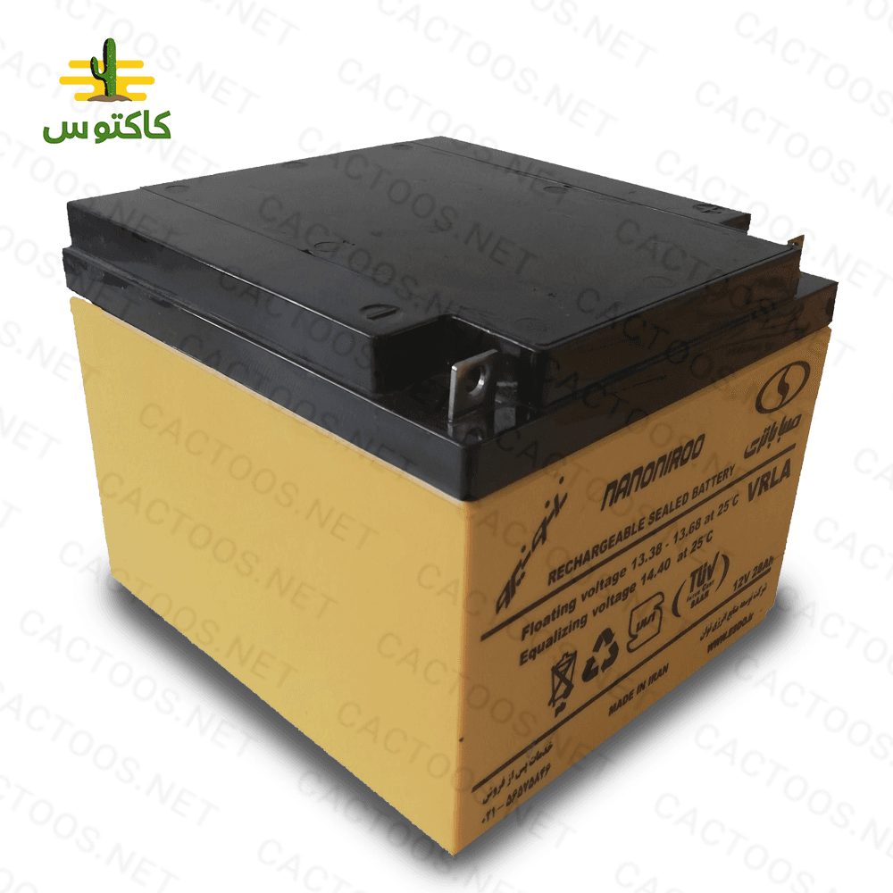 باتری یو پی اس 12 ولت 28 آمپر صبا باتری — تصویر ۵
