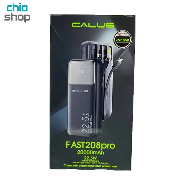 پاوربانک 20000 میلی آمپر کالوس مدل Fast 208 pro — تصویر ۴