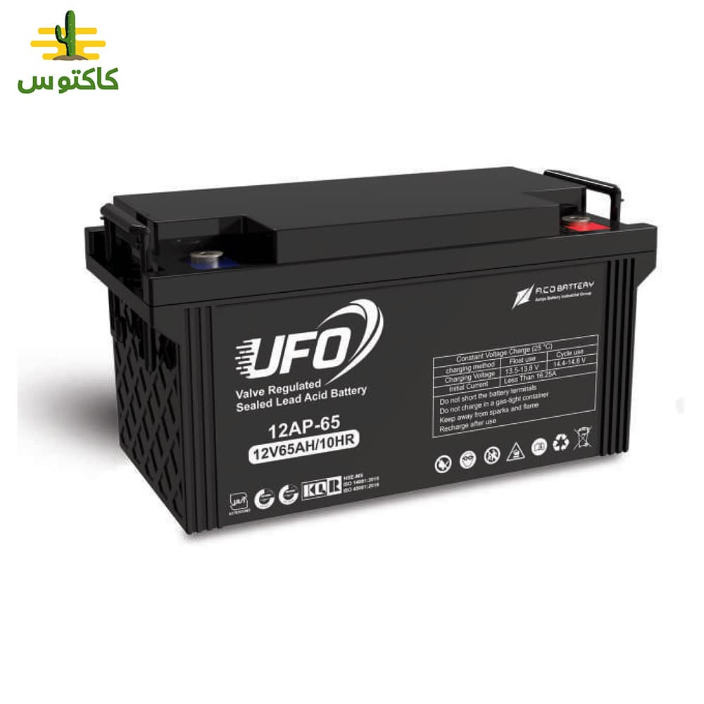 باتری یو پی اس 65 آمپر یوفو UFO 12AP65 — تصویر ۲