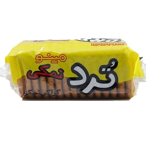 بیسکویت ترد نمکی مینو کارتن 36 عددی — تصویر ۳