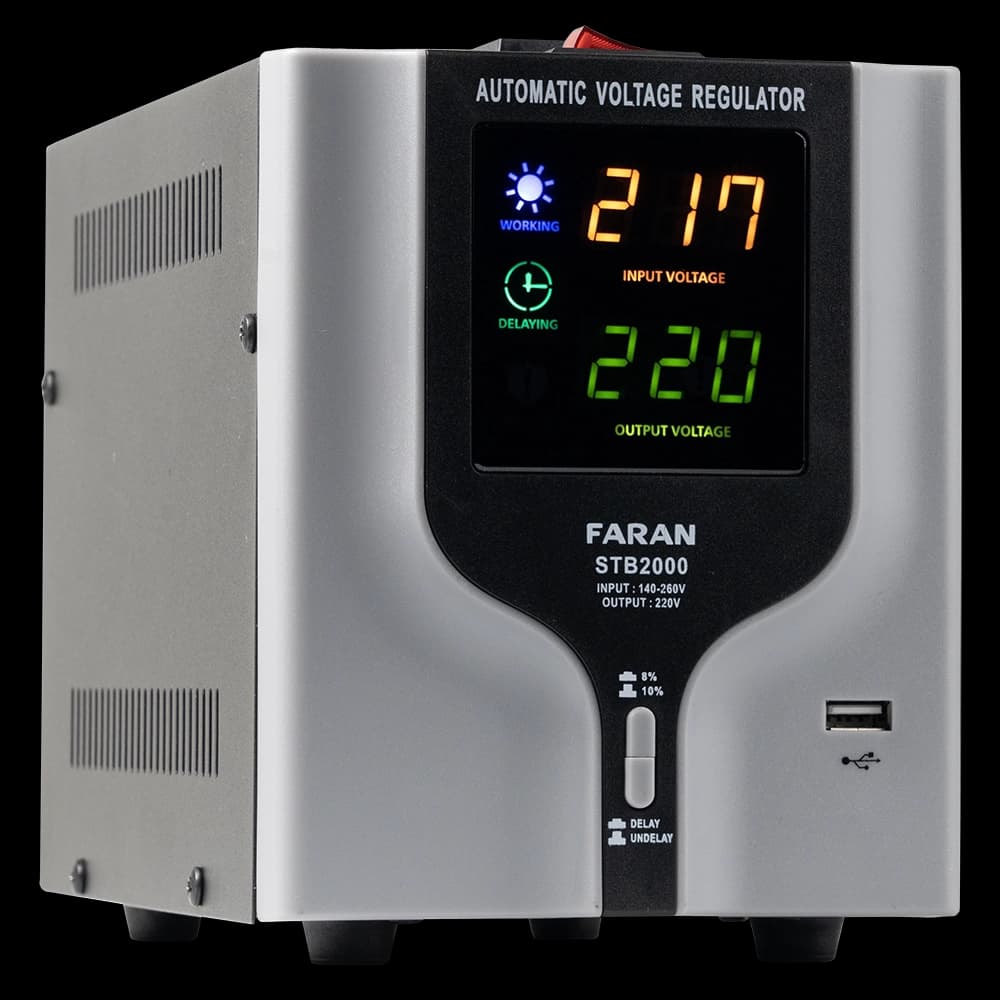 استابلایزر فاران مدل STB-R ظرفیت 2000VA-F — تصویر ۳