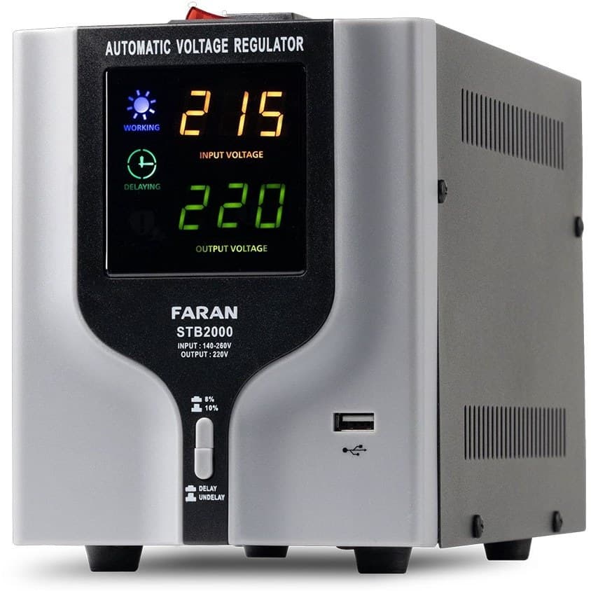 استابلایزر فاران مدل STB-R ظرفیت 2000VA-F