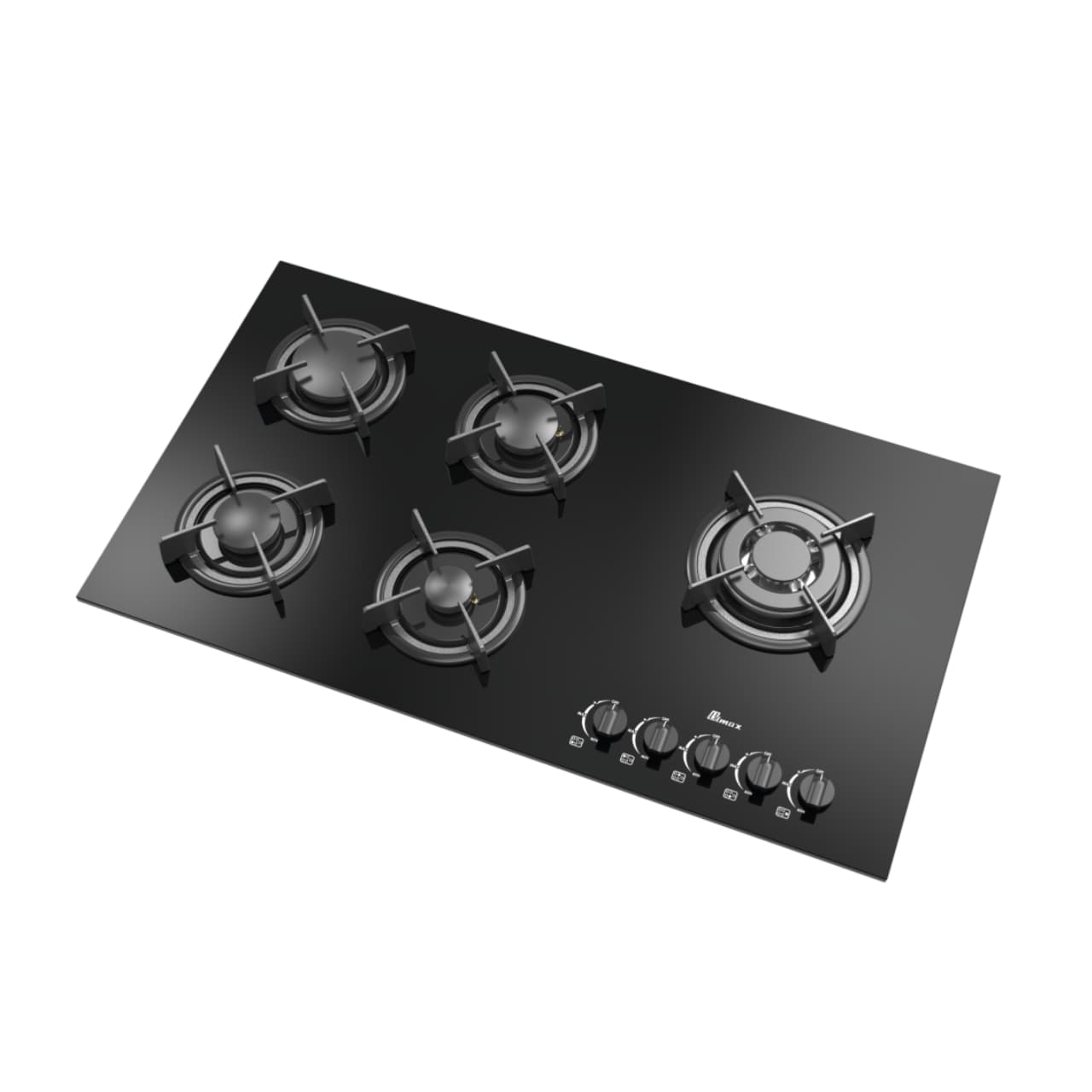 اجاق گاز صفحه ای شیشه ای بیمکث مدل IG-2103 مشکی — تصویر ۳