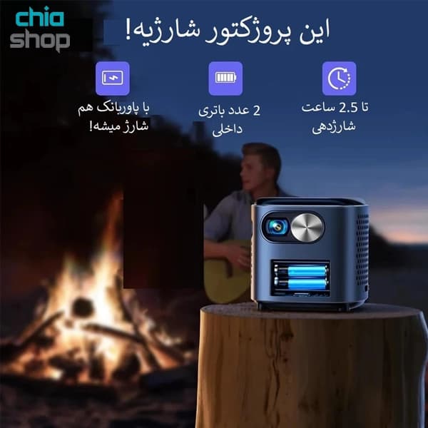 مینی ویدئو پروژکتور ویمیوس مدل Q2 — تصویر ۴