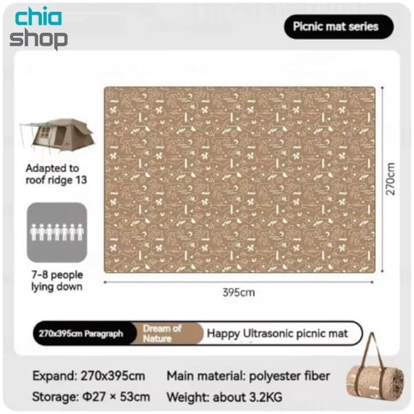 زیر انداز پیک نیک فوق ضخیم نیچرهایک مدل CNK2350WS010 — تصویر ۵