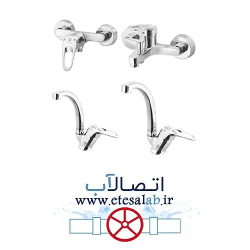 ست شیرآلات چهارتکه قهرمان مدل تندیس — تصویر ۷