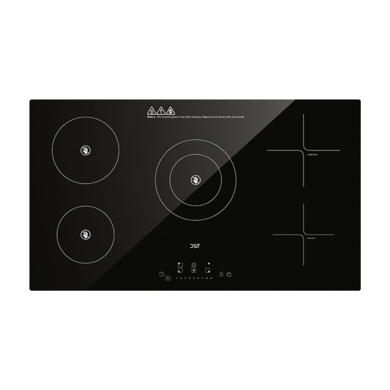 اجاق برقی 5 شعله القایی DST هیبریدی (iT5-01)