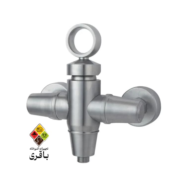 شیر توالت راسان مدل آنیتا کروم مات — تصویر ۴
