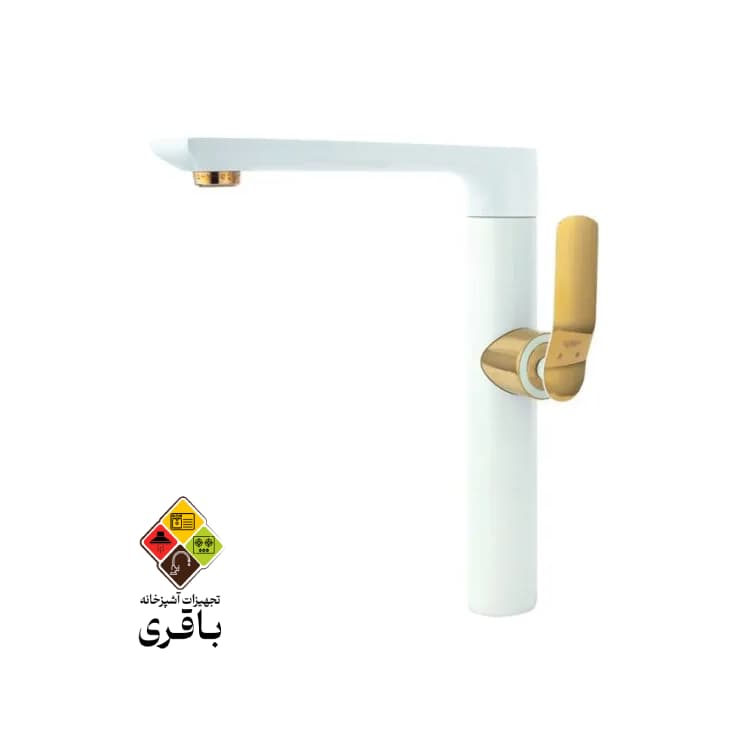 شیر ظرفشویی راسان مدل آوات شیری طلایی — تصویر ۵