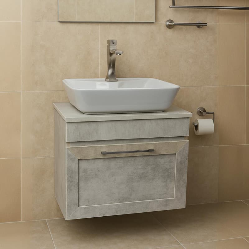 کابین روشویی چارسو مدل میرو طوسی Miro 60 — تصویر ۶