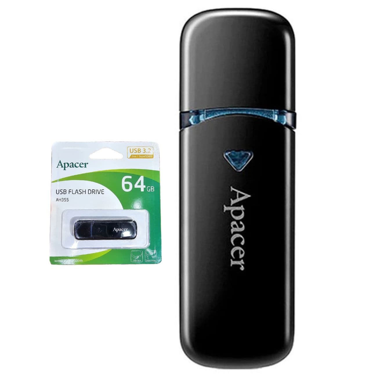 فلش مموری اپیسر Apacer مدل AH355 ظرفیت 64 گیگابایت — تصویر ۲