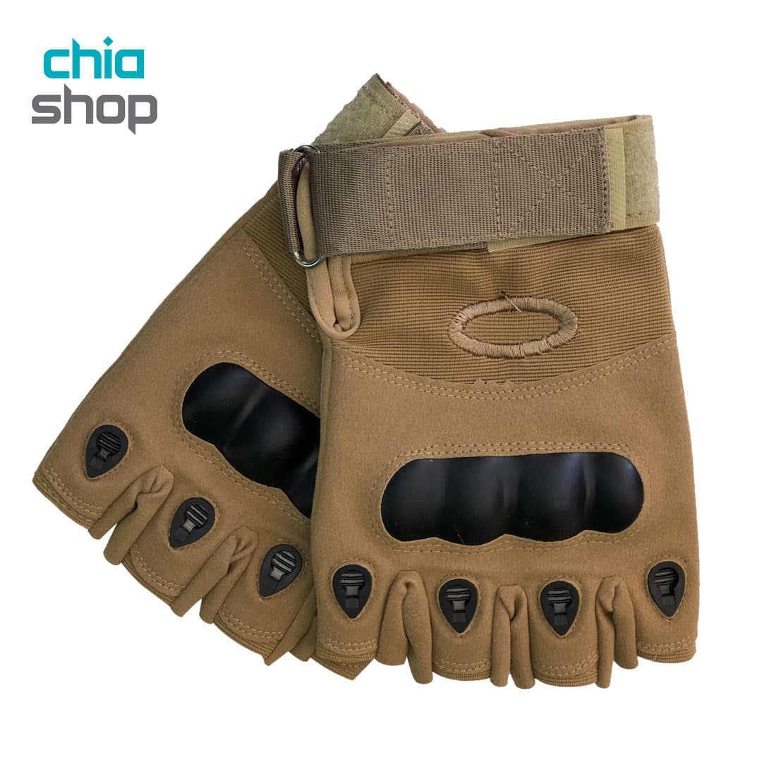 دستکش تاکتیکال نیم پنجه اوکلی مدل OAKLEY Gloves 005 — تصویر ۲