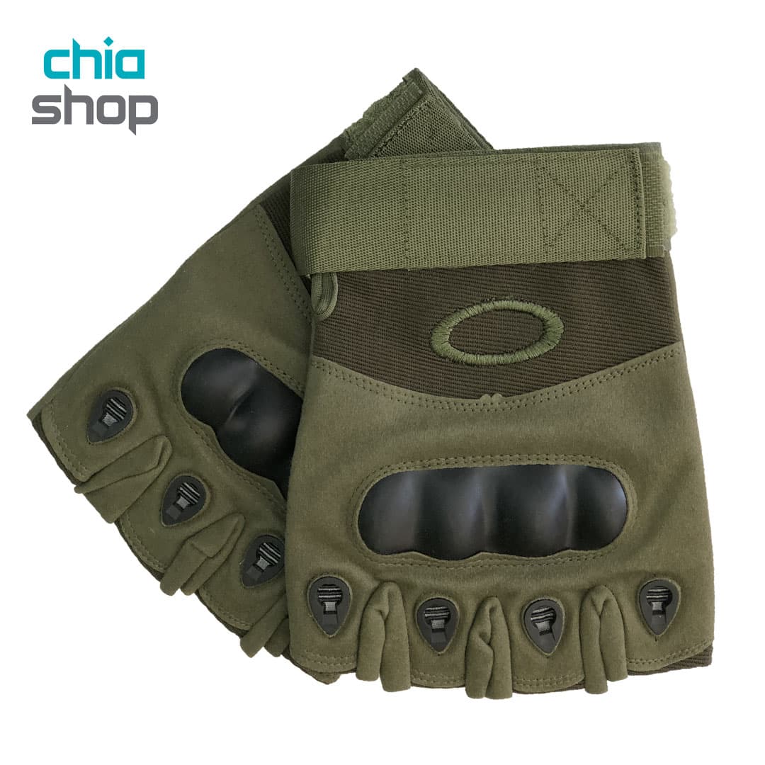 دستکش تاکتیکال نیم پنجه اوکلی مدل OAKLEY Gloves 005 — تصویر ۳