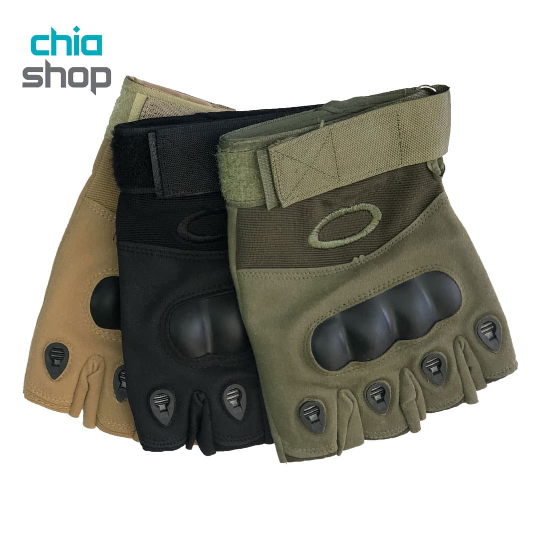 دستکش تاکتیکال نیم پنجه اوکلی مدل OAKLEY Gloves 005 — تصویر ۶