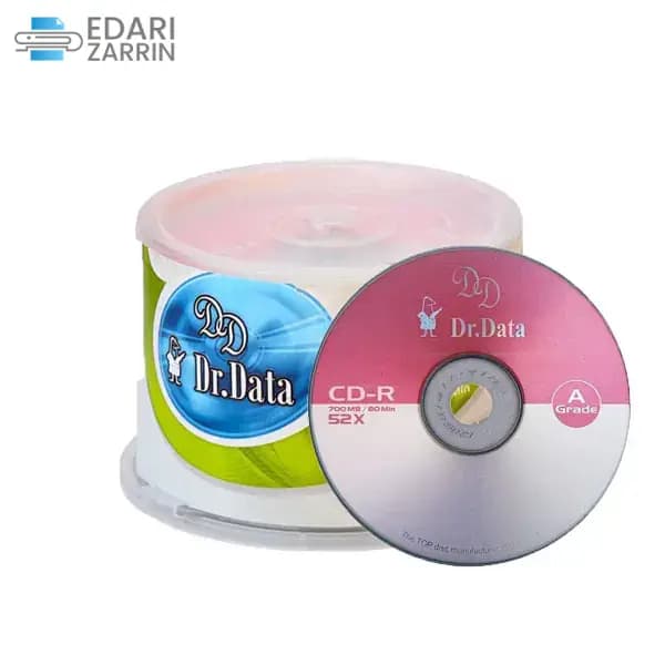 سی دی خام دکتر دیتا مدل CD-R پک 50 عددی — تصویر ۳