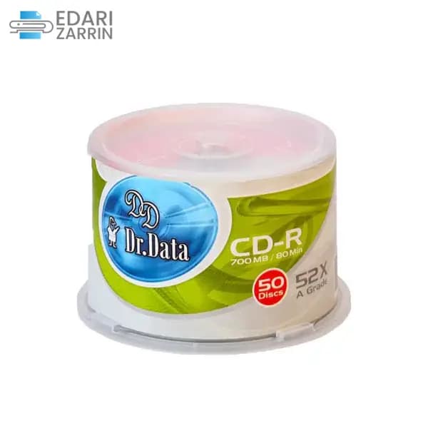 سی دی خام دکتر دیتا مدل CD-R پک 50 عددی