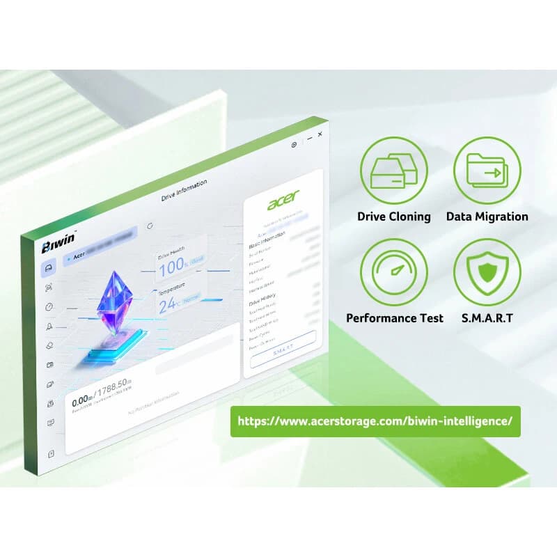 اس اس دی ایسر مدل SSD ACER 1TB M.2 FA100 — تصویر ۹