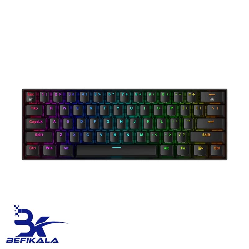 کیبورد بی‌سیم گیمینگ ردراگون مدل REDRAGON Draconic K530 Pro RGB — تصویر ۵