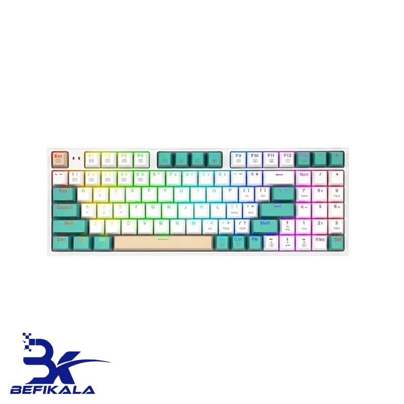 کیبورد مکانیکال گیمینگ ردراگون مدل REDRAGON K643 WGC RGB PRO — تصویر ۲