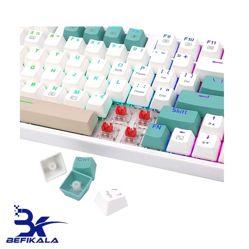 کیبورد مکانیکال گیمینگ ردراگون مدل REDRAGON K643 WGC RGB PRO — تصویر ۶