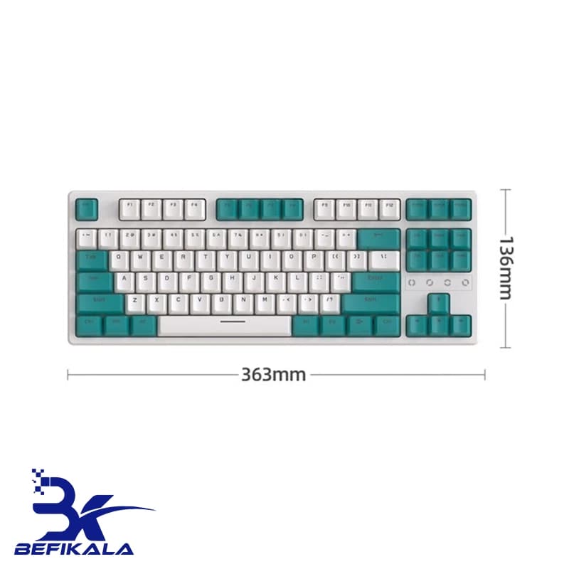 کیبورد مکانیکال گیمینگ ردراگون مدل REDRAGON K643 WGC RGB PRO — تصویر ۷