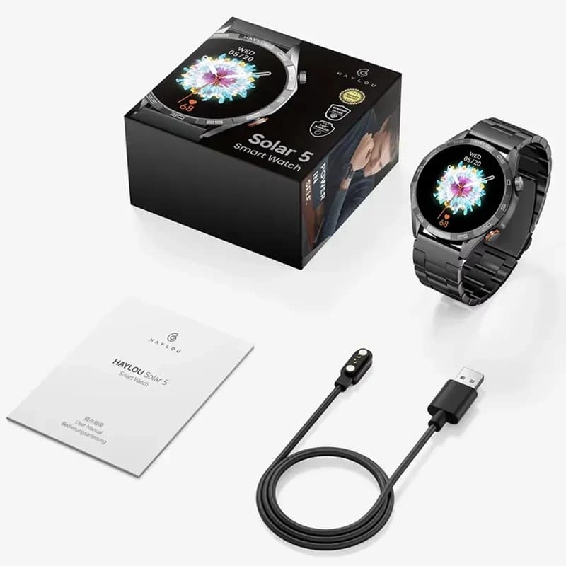 ساعت هوشمند هایلو مدل Solar 5 بند سیلیکون — تصویر ۵