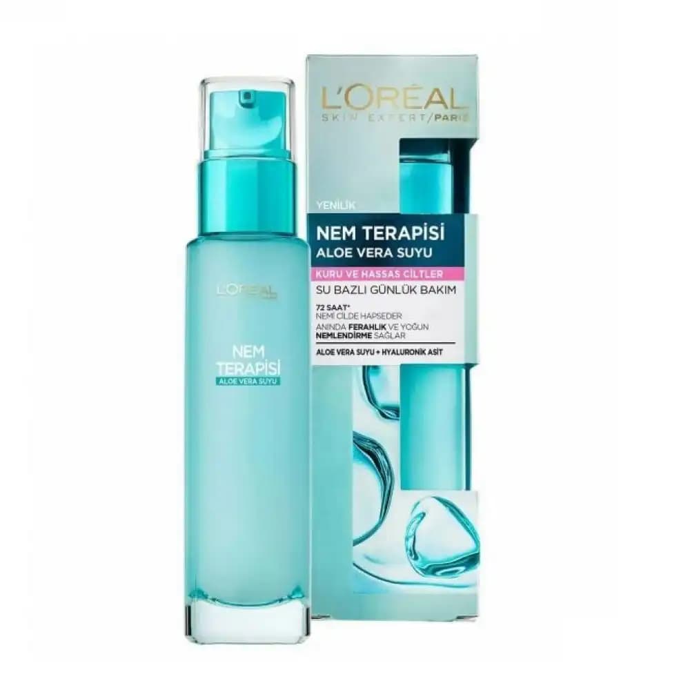 سرم آبرسان لورال Loreal پوست خشک و حساس 72 ساعته حجم 70 میل