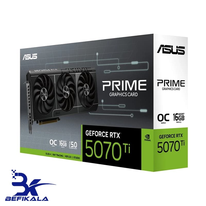 کارت گرافیک ایسوس مدل VGA ASUS PRIME RTX5070TI 16G — تصویر ۷