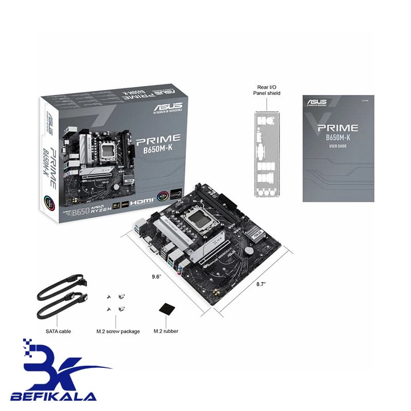 مادربرد ایسوس مدل ASUS PRIME B650 M-K — تصویر ۶