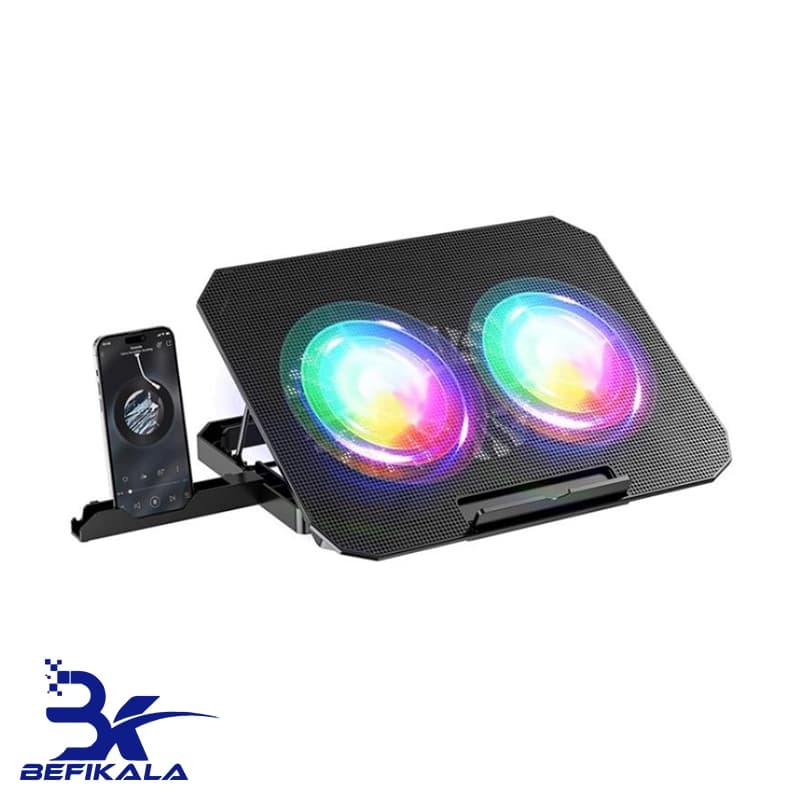 پایه خنک کننده لپ تاپ کول پد مدل LAPTOP COOLER Pad N33