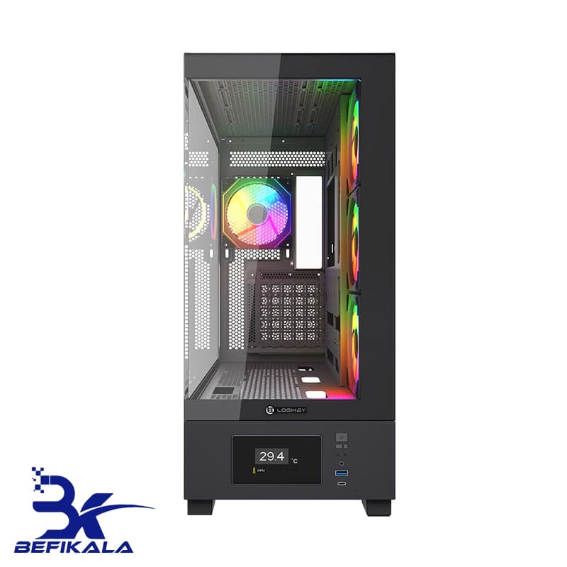 کیس کامپیوتر لاجی کی LOGIKEY LK-C674B — تصویر ۳