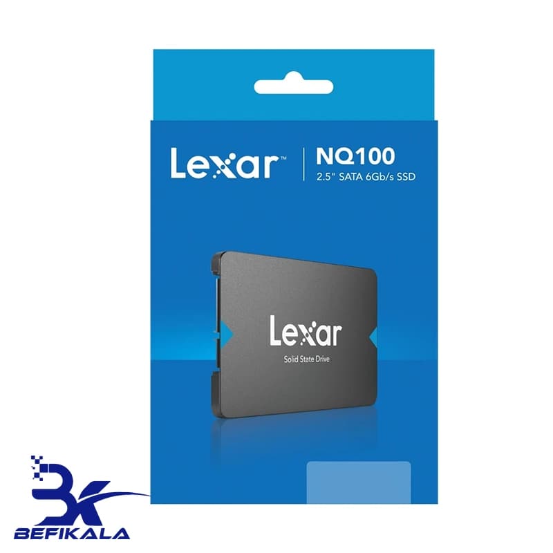 اس اس دی اینترنال لکسار ظرفیت 480 گیگابایت مدل SSD SATA LEXAR NQ100 — تصویر ۵