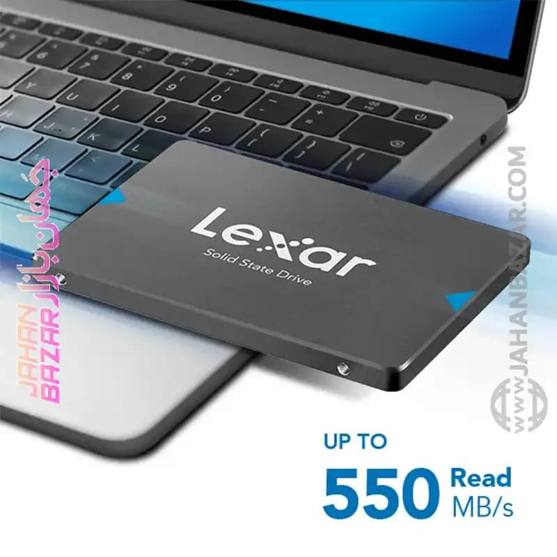 اس اس دی اینترنال لکسار ظرفیت 480 گیگابایت مدل SSD SATA LEXAR NQ100 — تصویر ۹