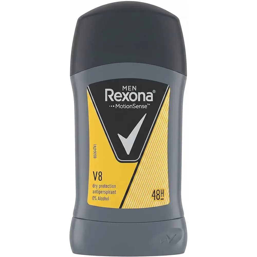 مام صابونی رکسونا مردانه V8 Rexona V8 Dry Protection Deodorant 40g — تصویر ۳