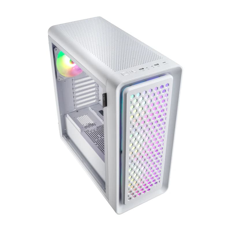 کیس کامپیوتر اف اس پی مدل CASE FSP CUT 593P WHITE — تصویر ۳