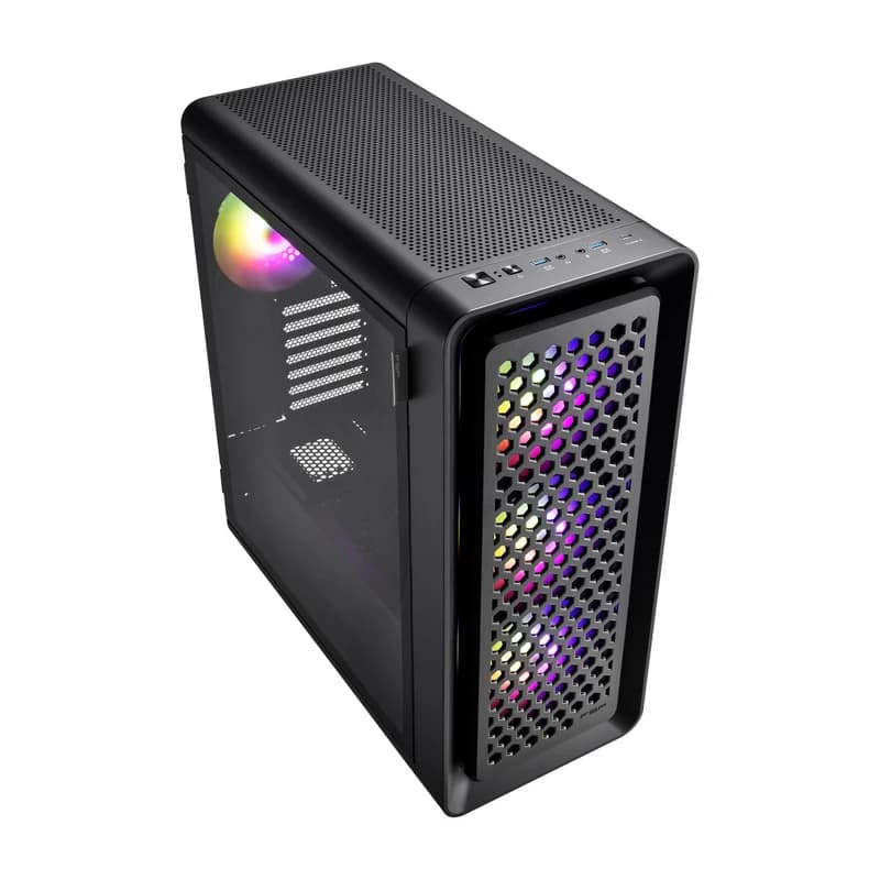 کیس کامپیوتر اف اس پی مدل CASE FSP CUT 593 BLACK — تصویر ۴