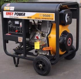 موتور برق دیزلی 8 کیلووات تکفاز استارتی ایزی پاور مدل EP9500E