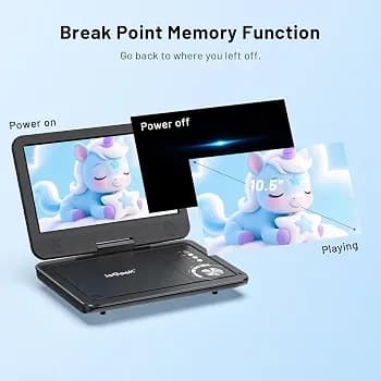 پخش‌کننده DVD قابل حمل (ieGeek) — تصویر ۵