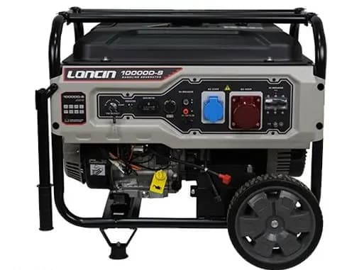 موتور برق لانسین Loncin 7.7 kw بنزینی تکفاز 8کیلووات حداکثر مدل LC10000D-S WHITE — تصویر ۷