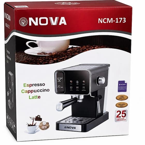 اسپرسوساز نوا مدل NCM-173 اتومات ۲۵ بار لاکچری — تصویر ۵