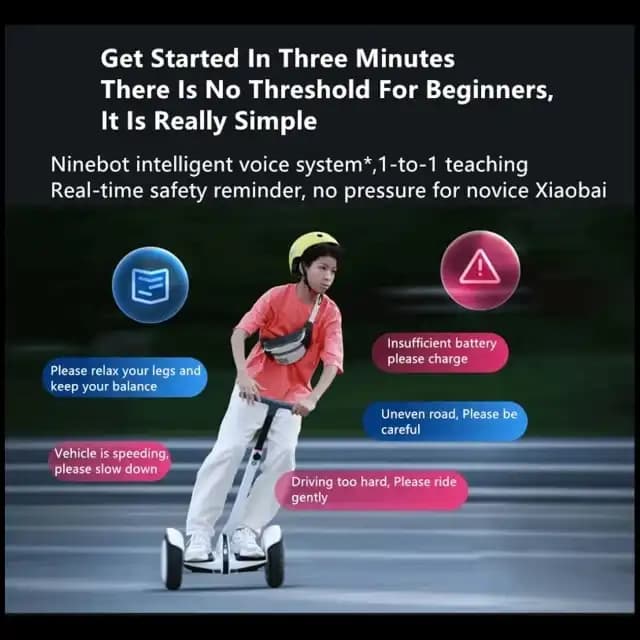 اسکوتر برقی اسپیکردار ناین‌بات شیائومی Mini Pro 2 — تصویر ۴