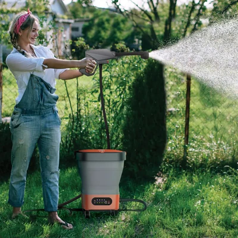 کارواش پرودو مدل porodo Aquaspray Multifunctional Pressure Washer PDPCWFWTOG — تصویر ۵