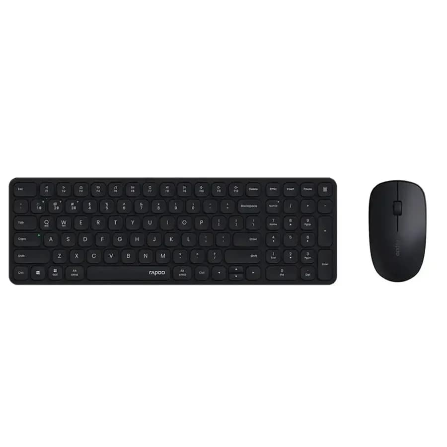 کیبورد و ماوس بی‌سیم رپو 9320M Black