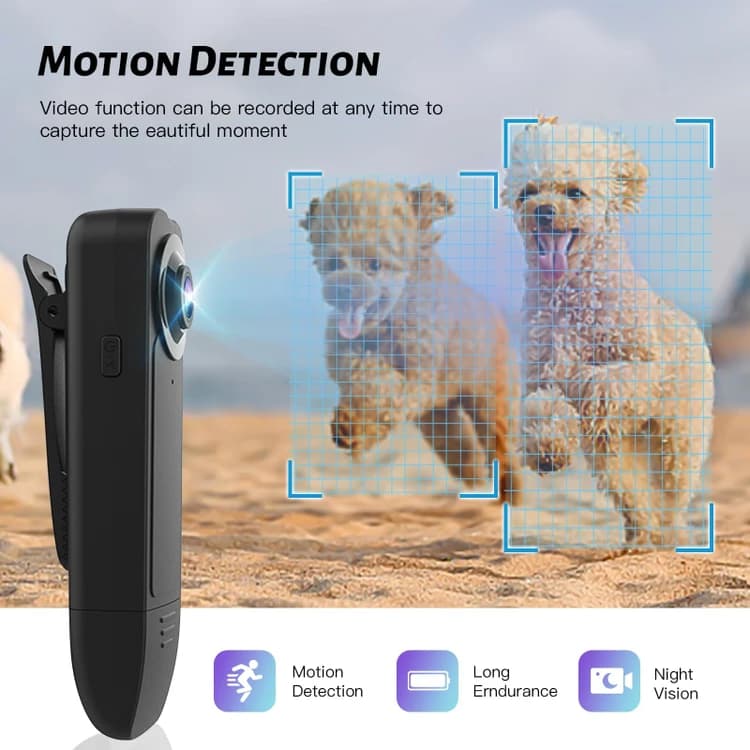 دوربین مینی پوشیدنی Kaysunlink A18 body camera — تصویر ۱۰